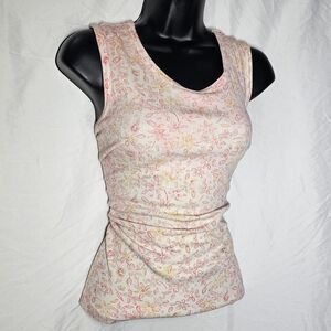 Fairy coquette whimsigoth y2k patterned pink vintage y2k tank top